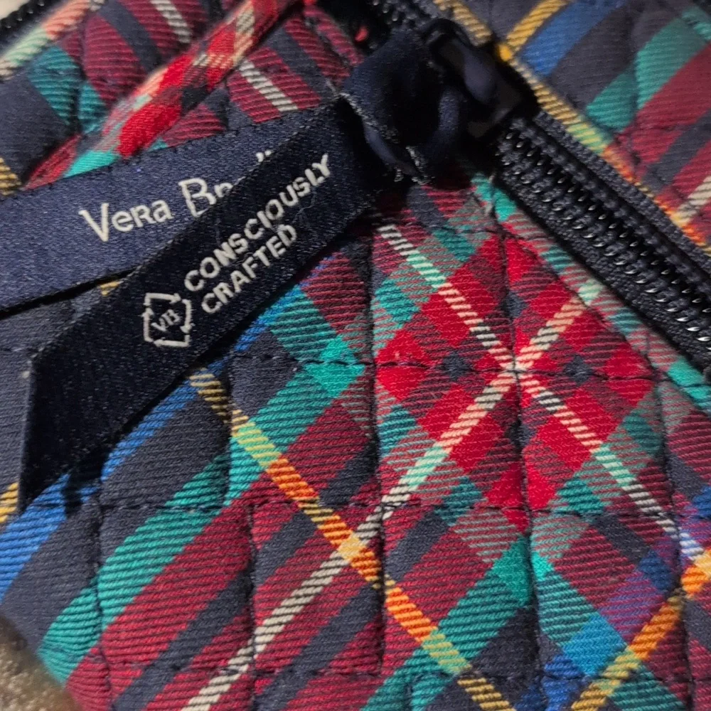 Vera Bradley Quilted‎ Tartan Plaid Turnlock Wallet - Picture 5 of 6